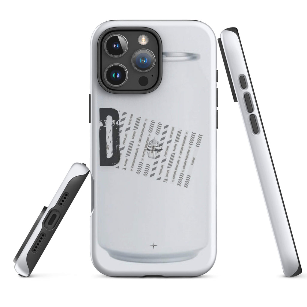 Ivory Architect white tough iphone case 16 pro max geometric minimal design can-inspired aesthetic case