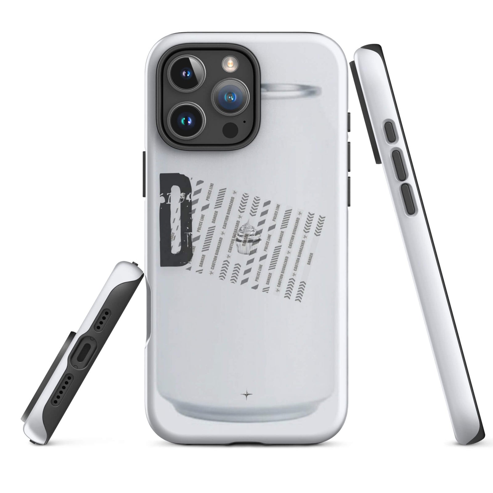 Ivory Architect white tough iphone case 16 pro max geometric minimal design can-inspired aesthetic case