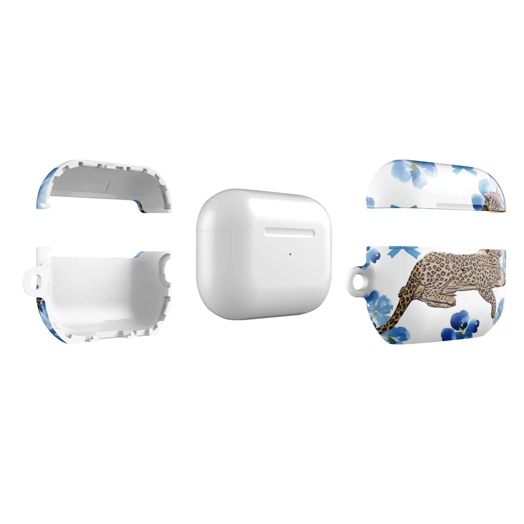 Custom cute leopard AirPods case pro gen2 slim protective.