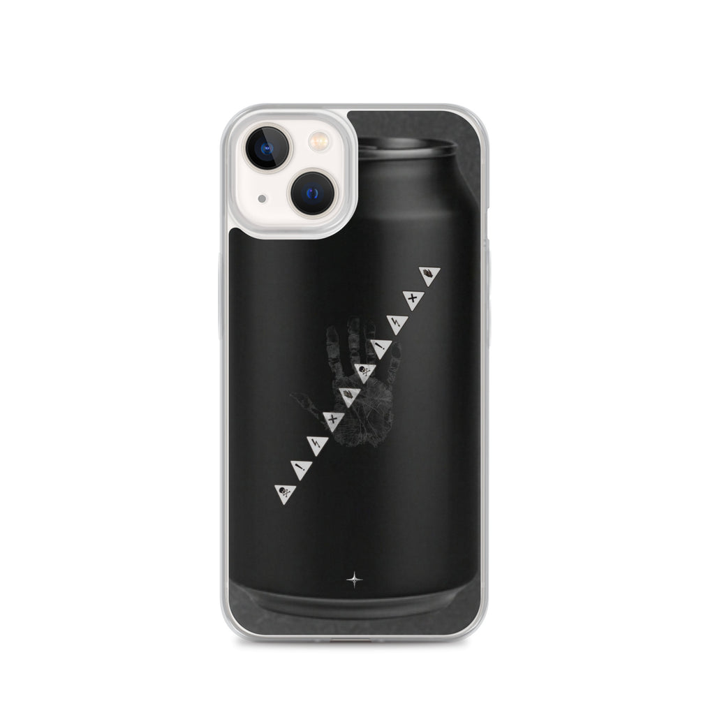 No Signal black clear iphone case 13 anti social streetwear aesthetic minimal dark design case