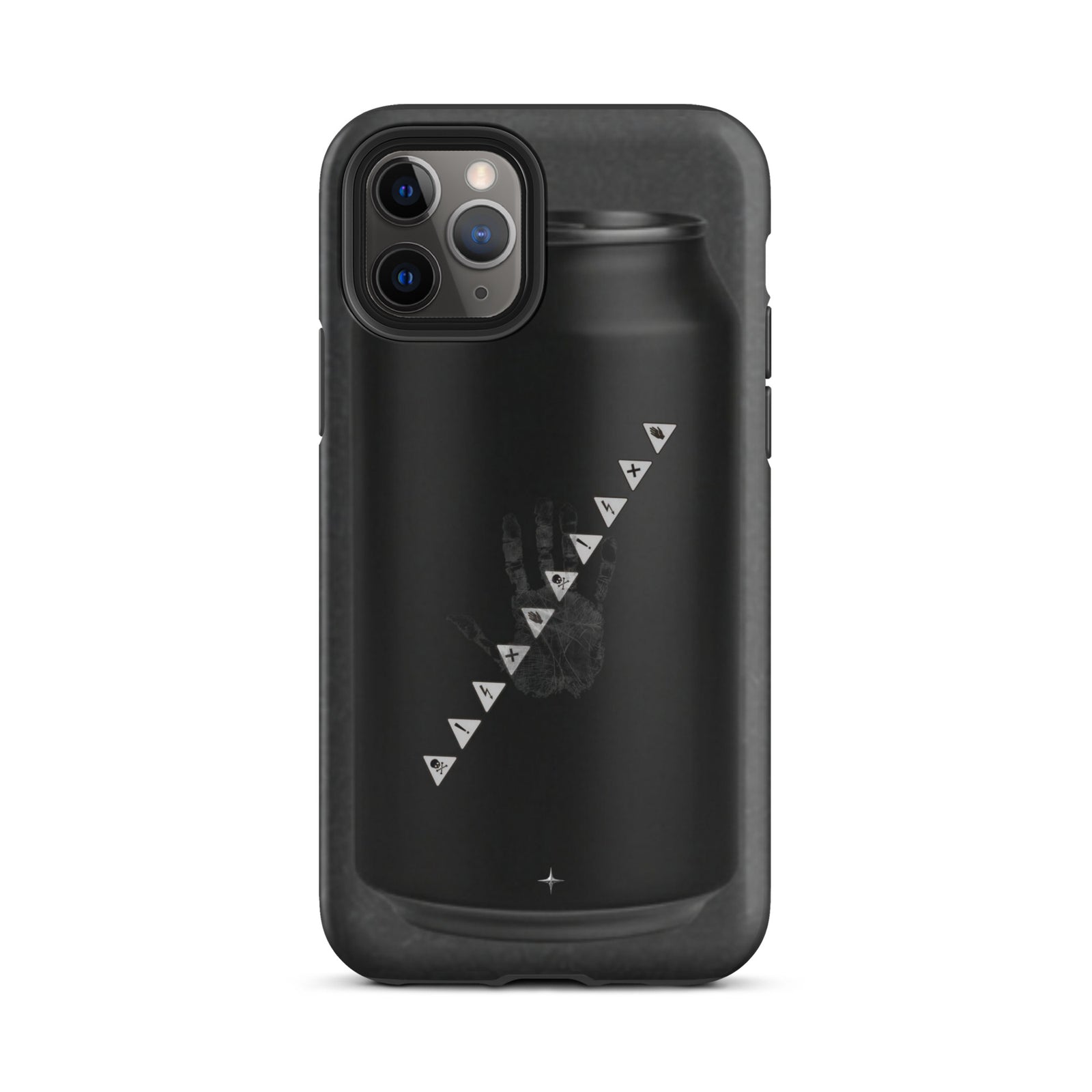 No Signal black tough iphone case 11 pro anti social streetwear aesthetic minimal dark design case