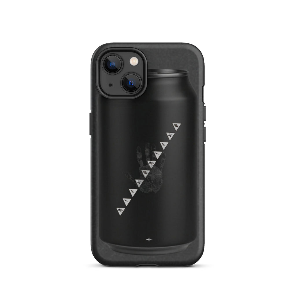 No Signal black tough iphone case 13 anti social streetwear aesthetic minimal dark design case