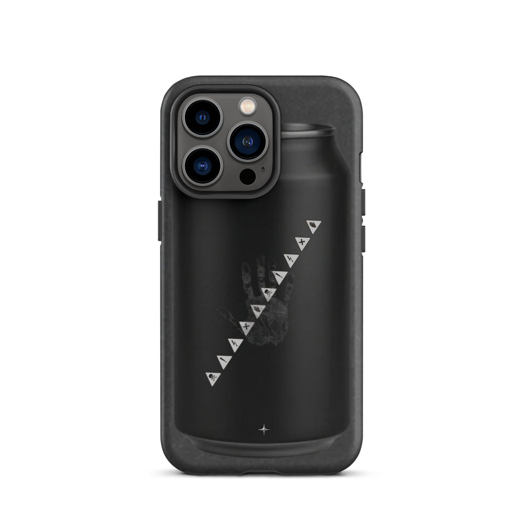 No Signal black tough iphone case 13 pro anti social streetwear aesthetic minimal dark design case
