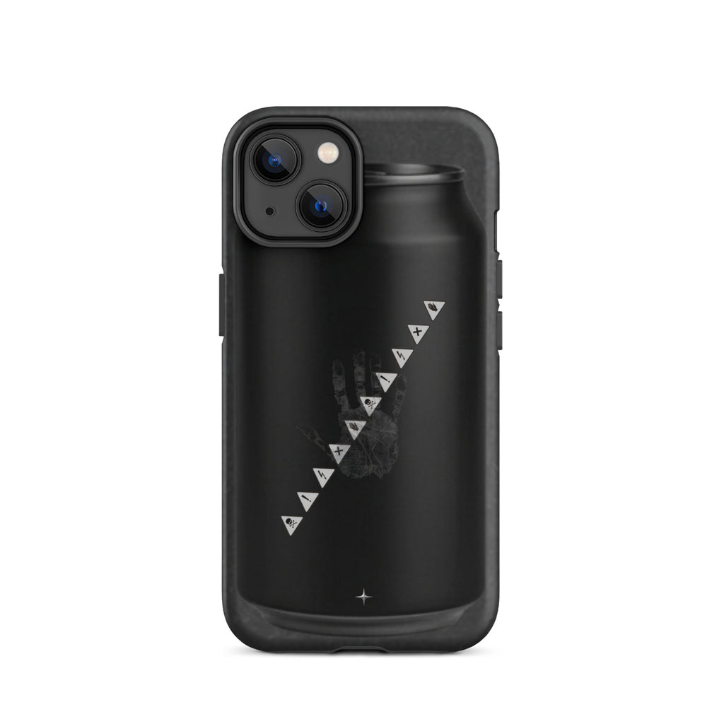 No Signal black tough iphone case 14 anti social streetwear aesthetic minimal dark design case