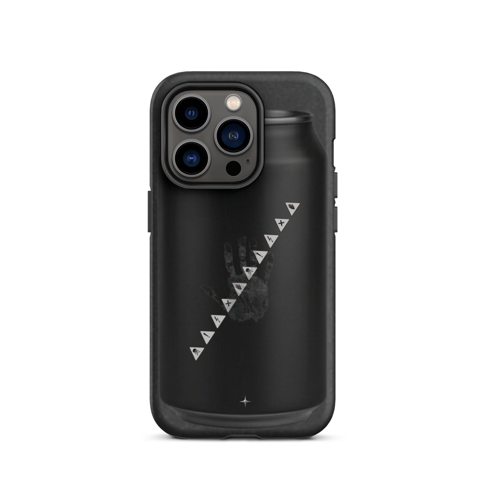 No Signal black tough iphone case 14 pro anti social streetwear aesthetic minimal dark design case