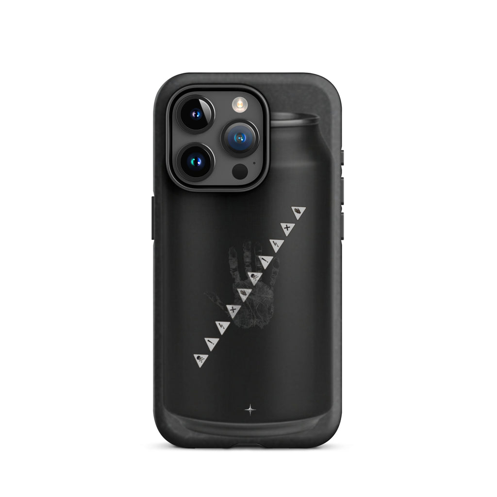 No Signal black tough iphone case 15 pro anti social streetwear aesthetic minimal dark design case
