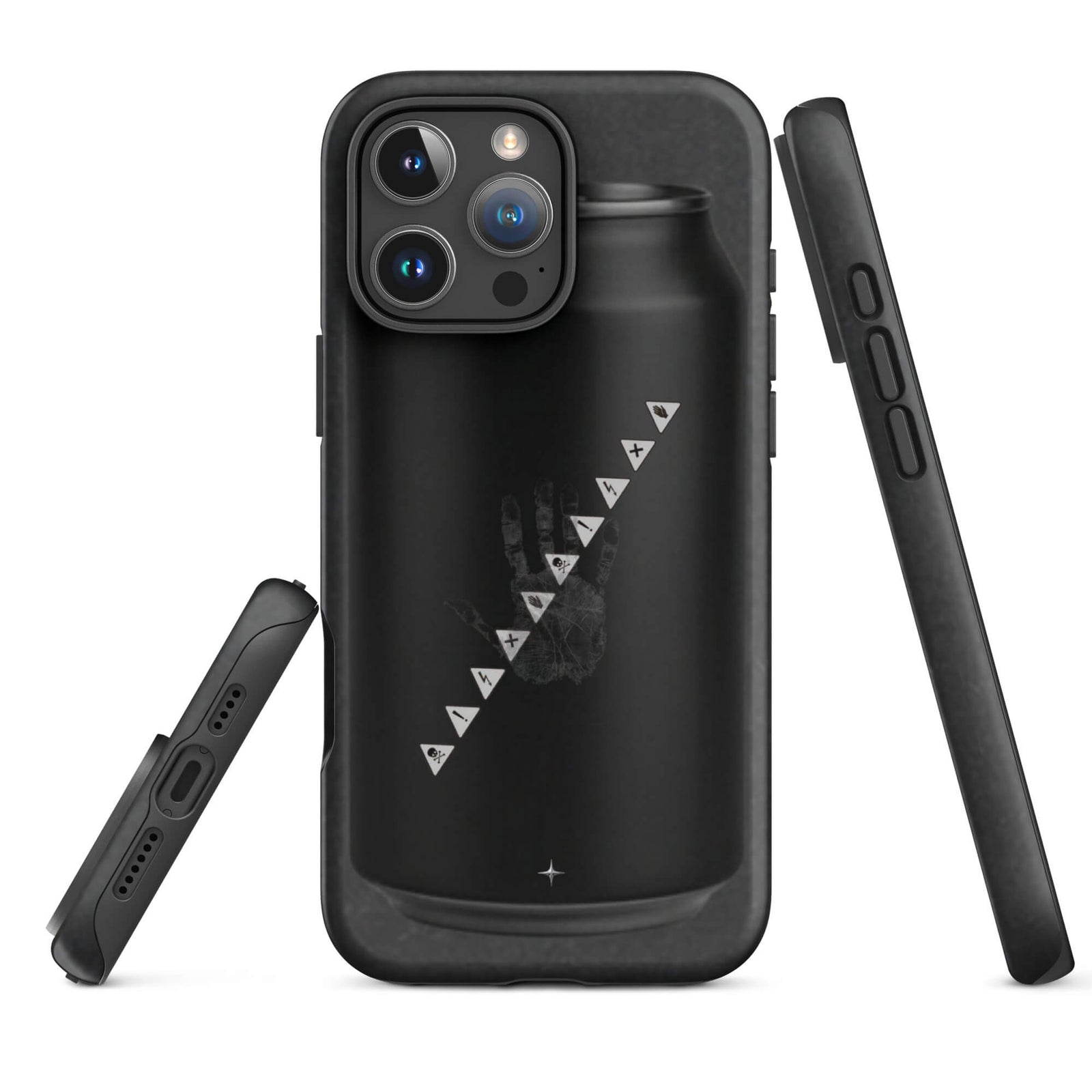 No Signal black tough iphone case 16 pro max anti social streetwear aesthetic minimal dark design case