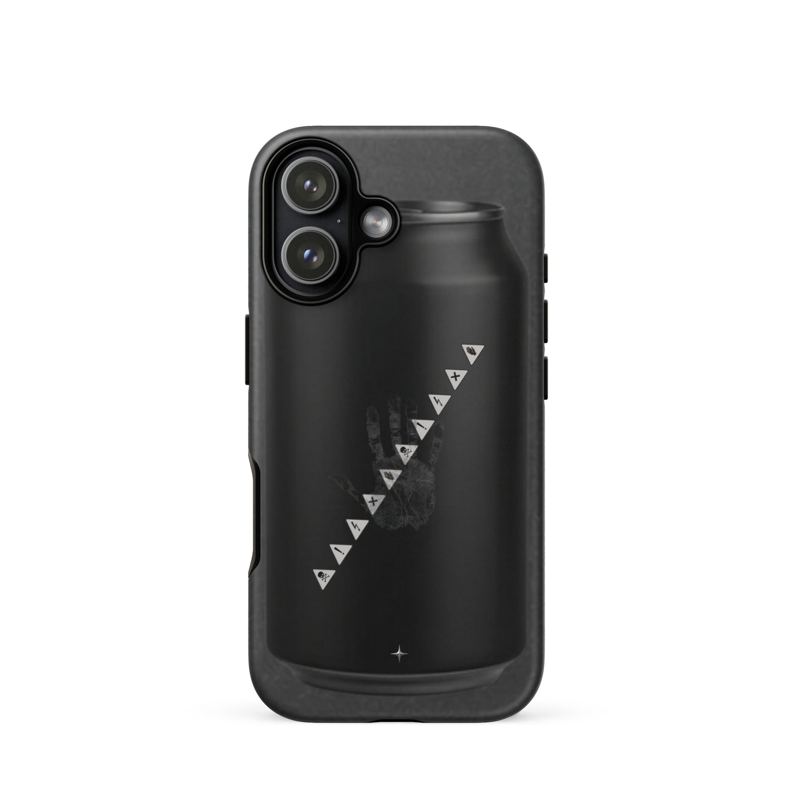 No Signal black tough iphone case 17 anti social streetwear aesthetic minimal dark design case