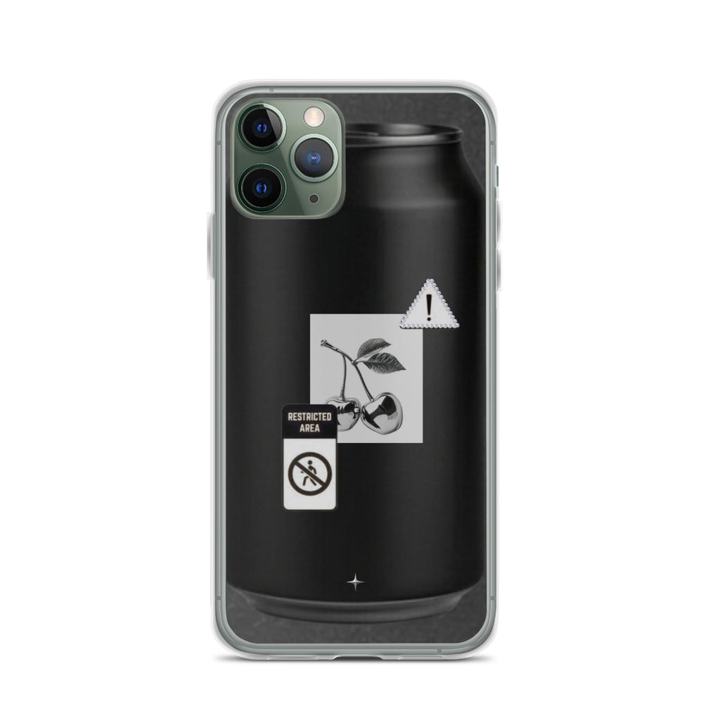No System black clear iphone case 11 pro anti system streetwear minimal dark aesthetic case