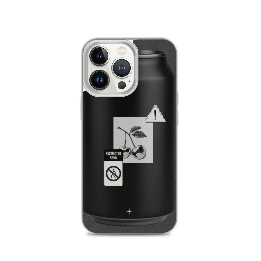 No System black clear iphone case 13 pro anti system streetwear minimal dark aesthetic case