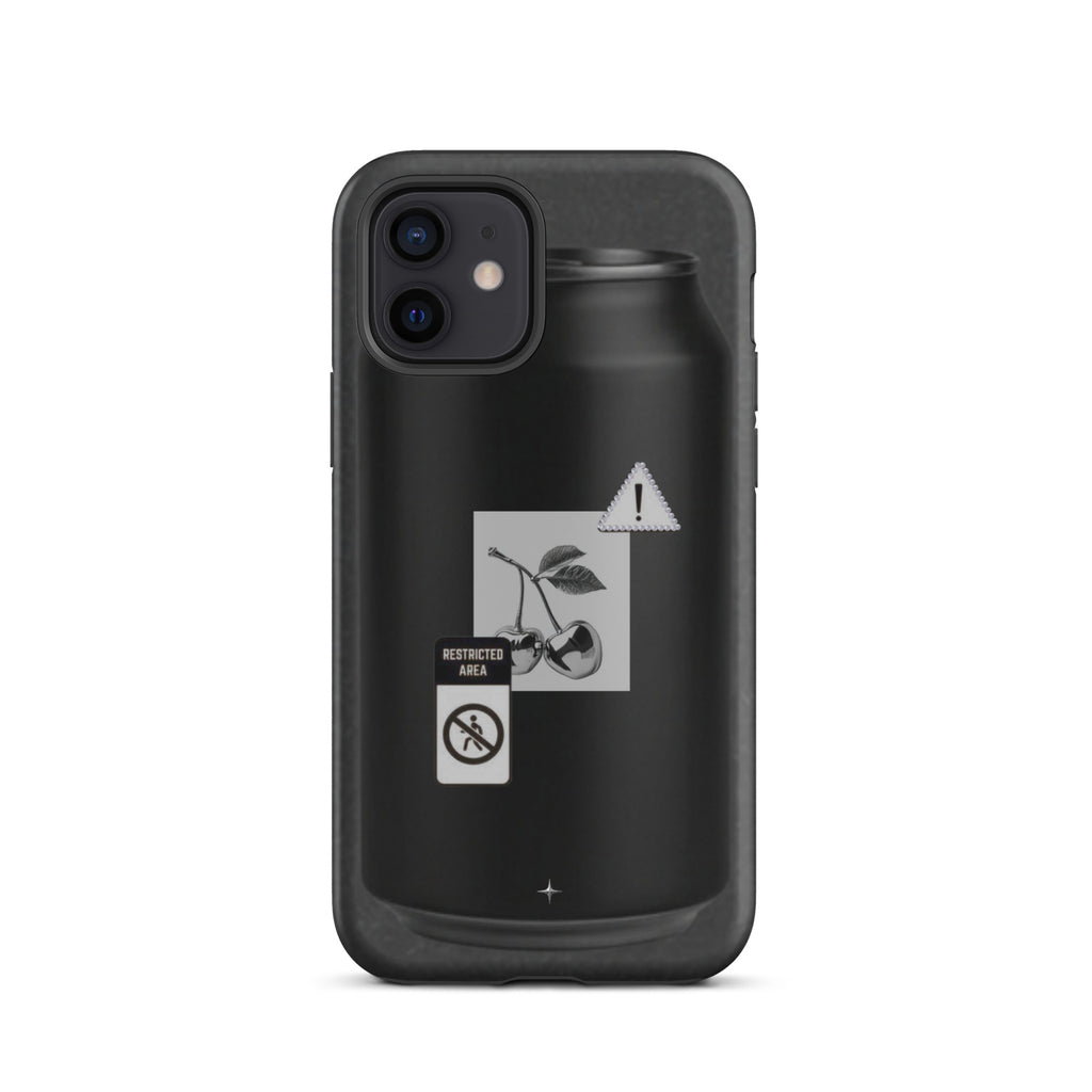 No System black tough iphone case 12 anti system streetwear minimal dark aesthetic case