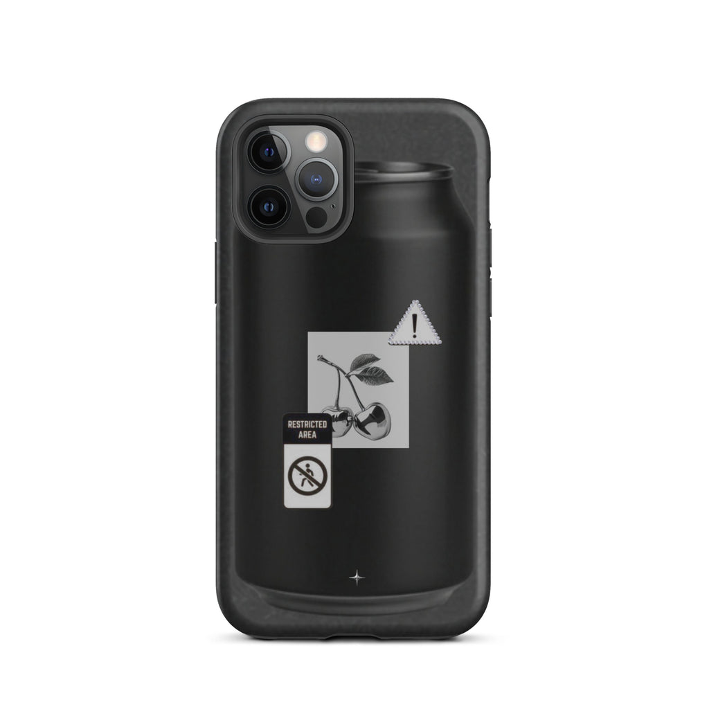 No System black tough iphone case 12 prp anti system streetwear minimal dark aesthetic case