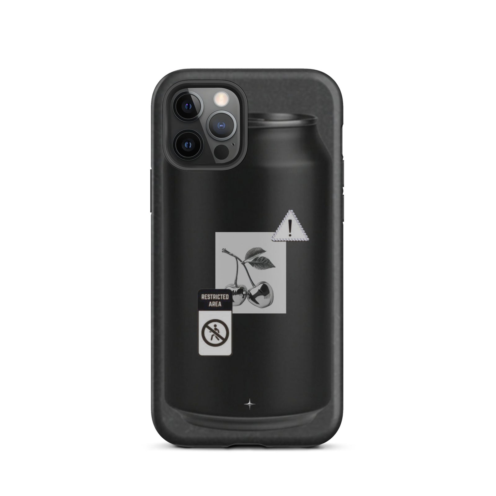 No System black tough iphone case 12 prp anti system streetwear minimal dark aesthetic case