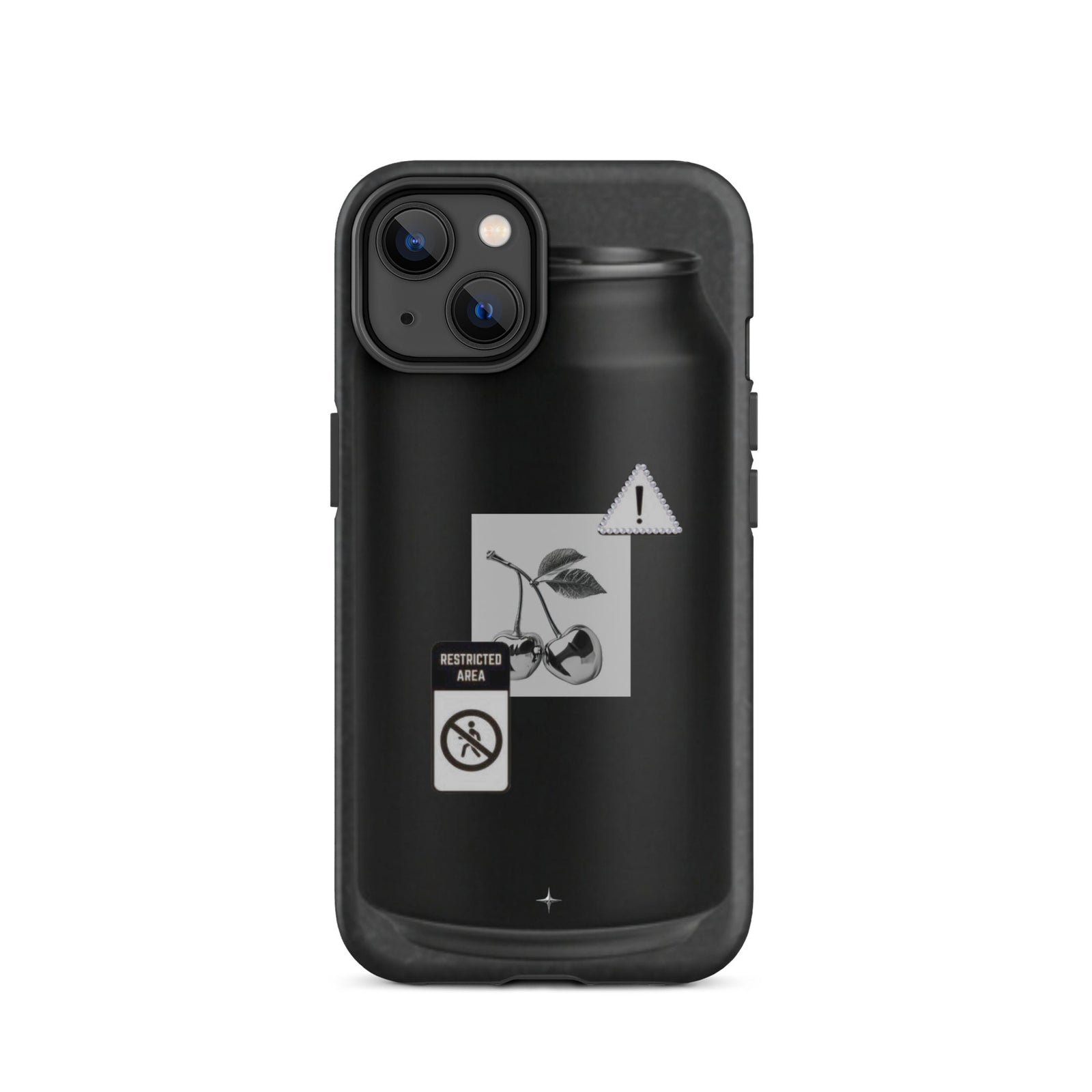 No System black tough iphone case 14 anti system streetwear minimal dark aesthetic case