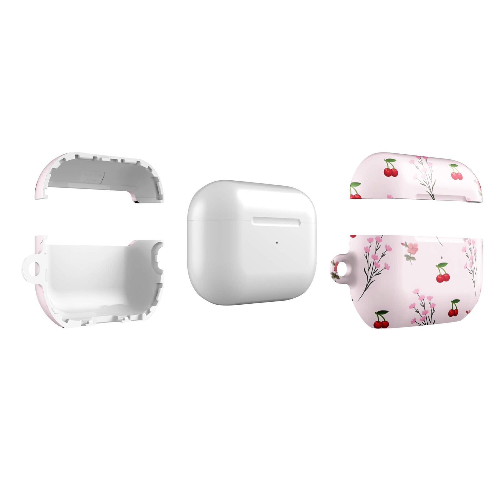 Custom bright floral AirPods case pro gen2 slim protective.