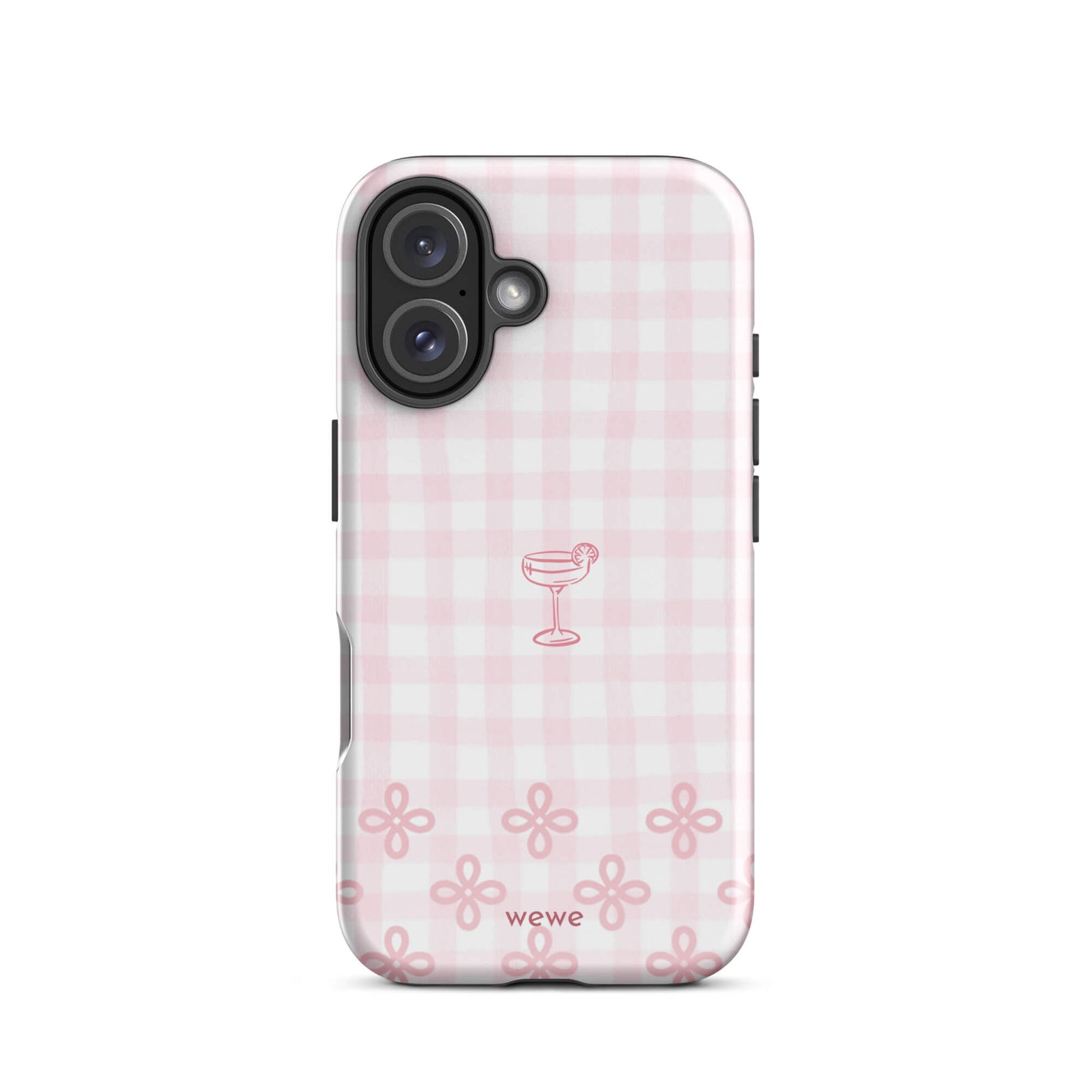 Custom baby pink lace iphone case 16 gift idea.