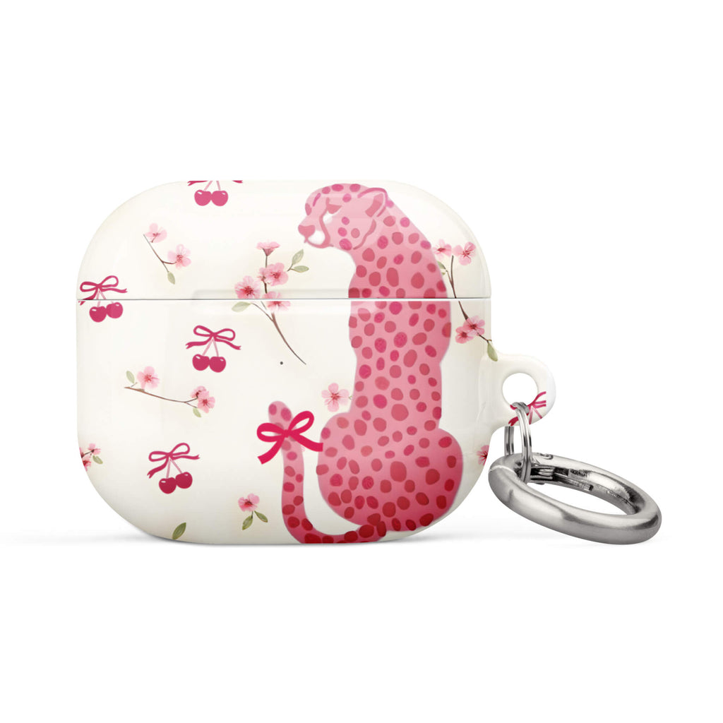 Custom rose leopard print AirPods case AirPods case 3rd generation trendy.
