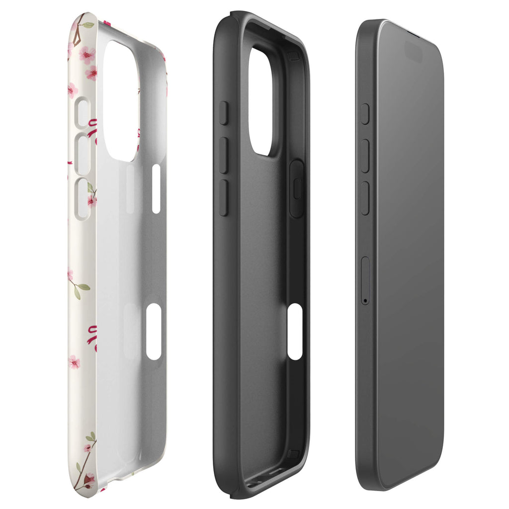 Custom rose leopard print iphone case 16 pro max dual-layer shockproof protection.