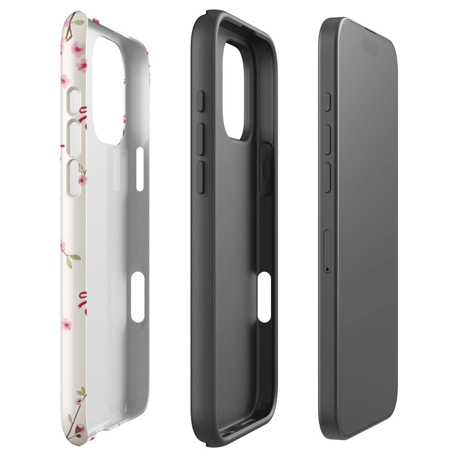 Custom rose leopard print iphone case 16 pro max dual-layer shockproof protection.