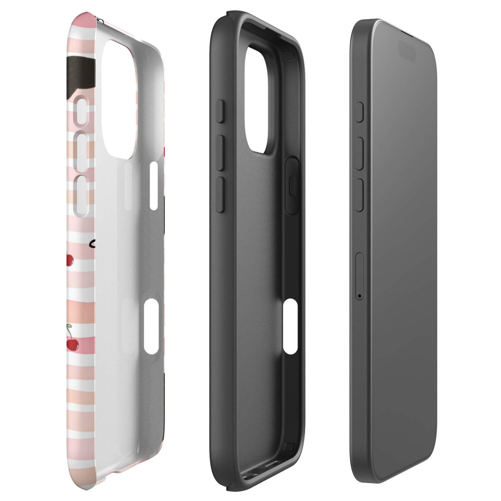 Custom baby cat iphone case 16 pro max dual-layer shockproof protection.