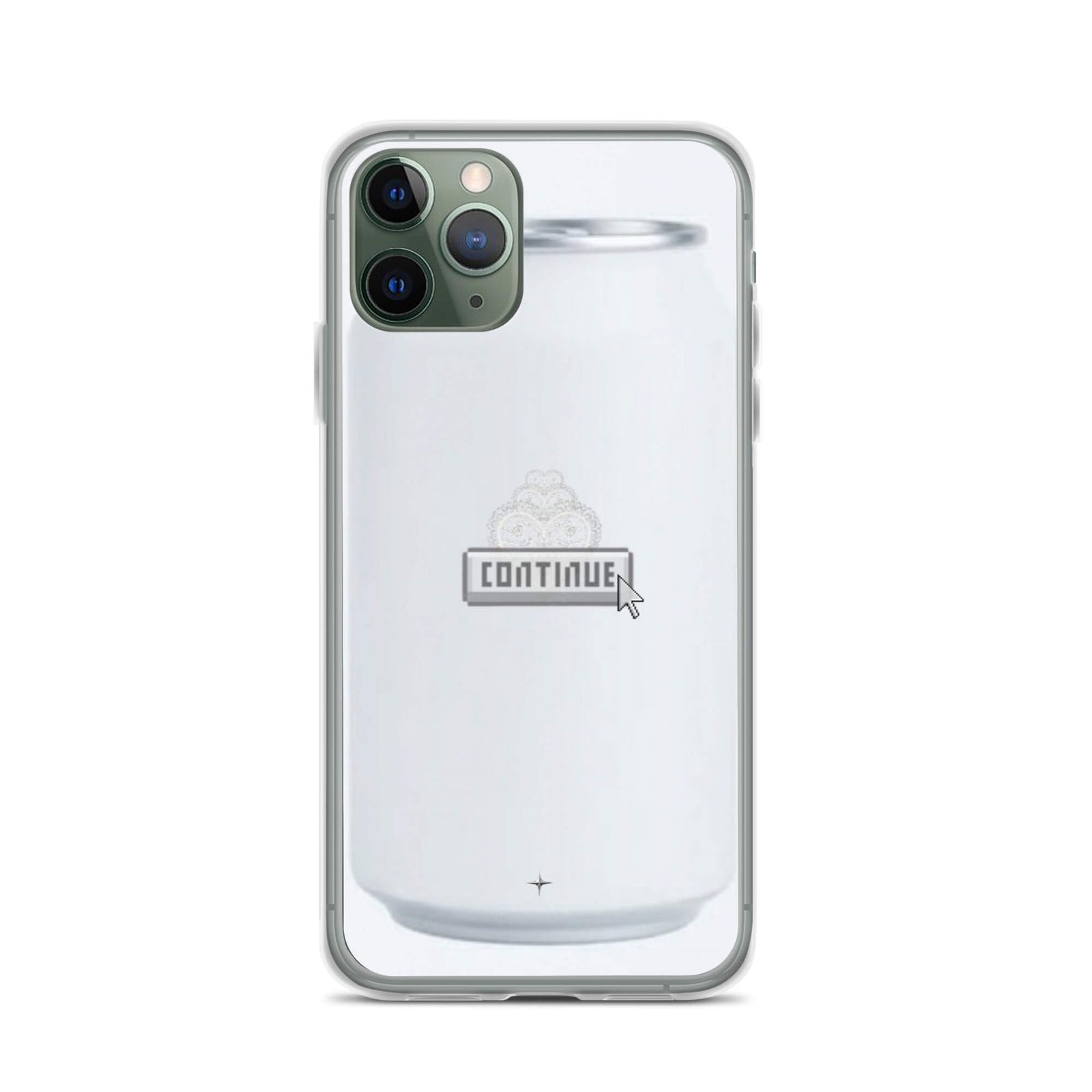 Pure Press white clear iphone 11 pro  case minimal clean design smooth aesthetic case artistic style