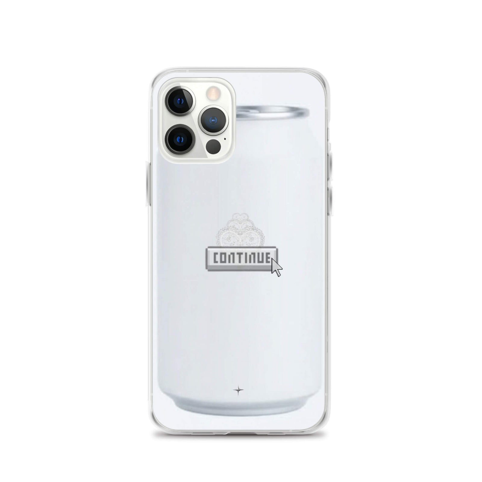 Pure Press white clear iphone 12 pro  case minimal clean design smooth aesthetic case artistic style