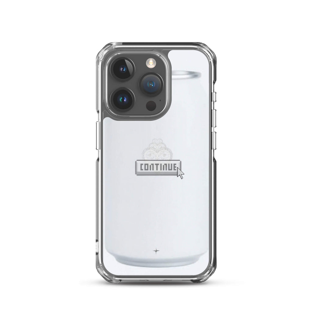 Pure Press white clear iphone 15 pro   case minimal clean design smooth aesthetic case artistic style