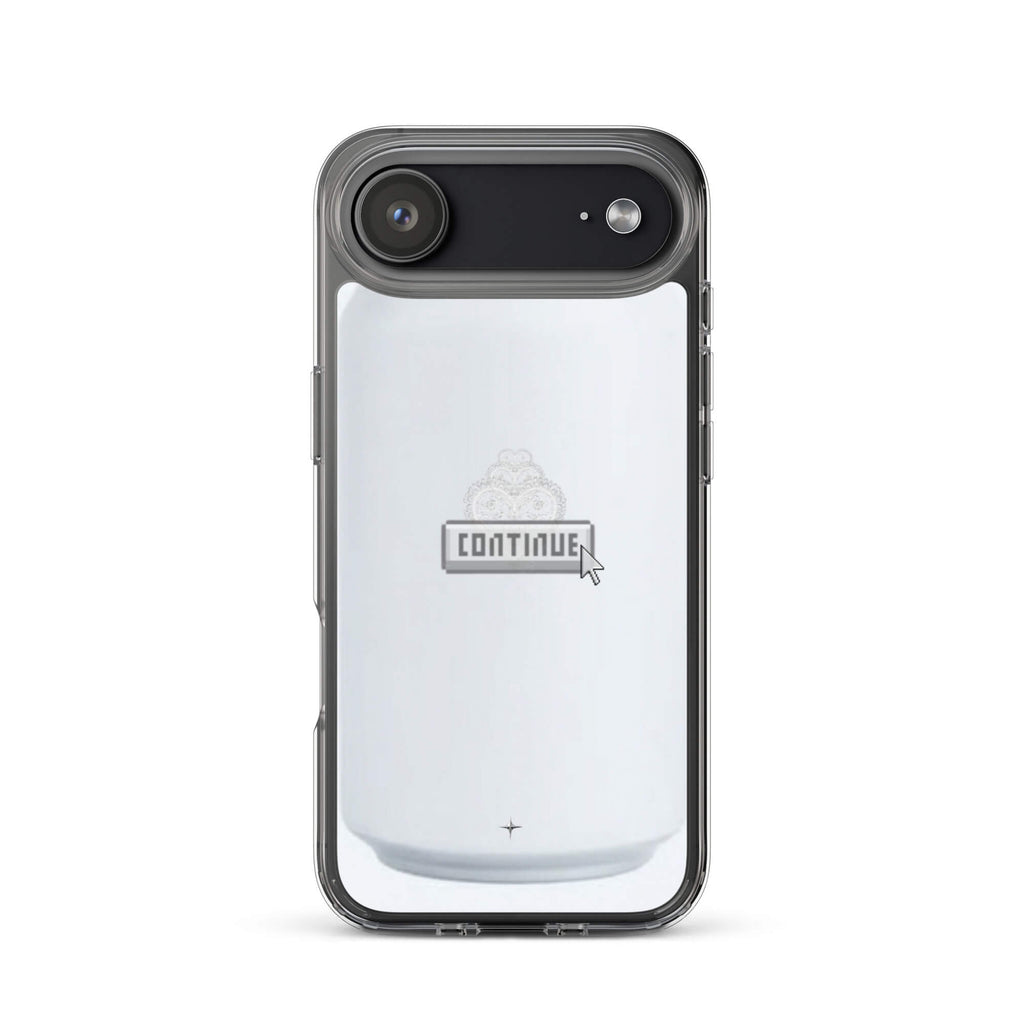 Pure Press white clear iphone 17 air case minimal clean design smooth aesthetic case artistic style