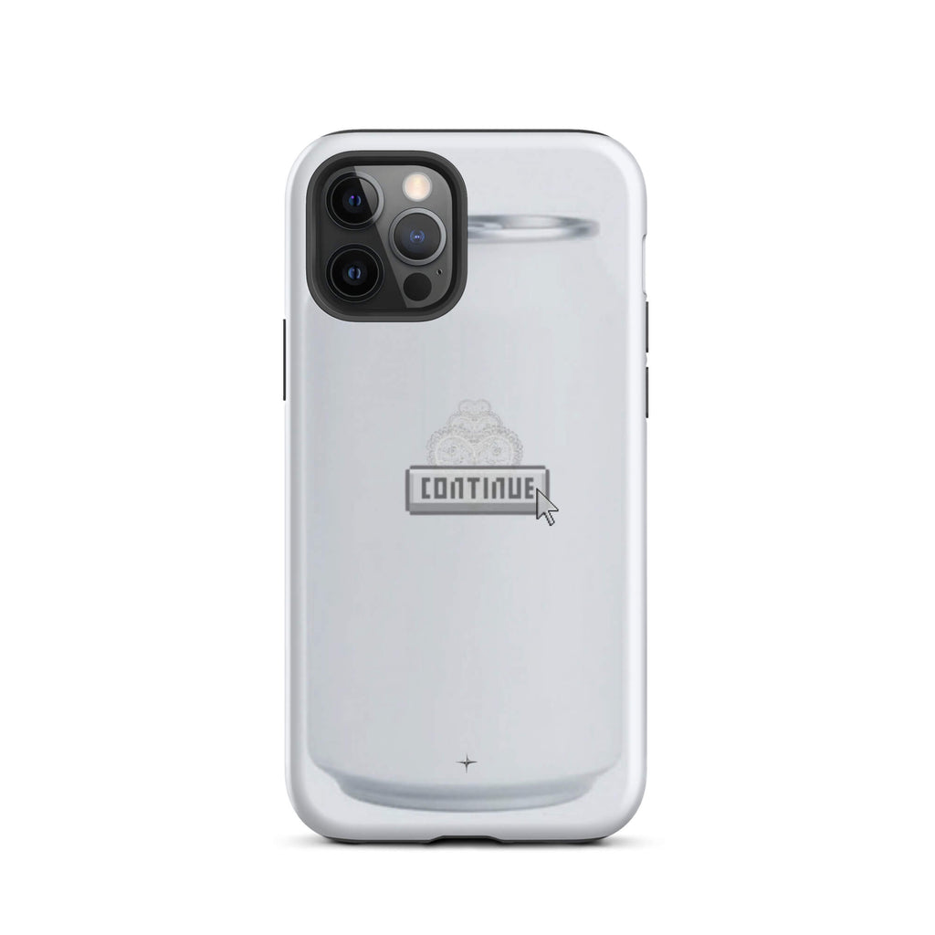 Pure Press white tough iphone 12 pro case minimal clean design smooth aesthetic case artistic style