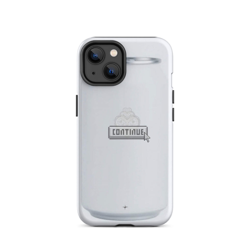 Pure Press white tough iphone 14 case minimal clean design smooth aesthetic case artistic style