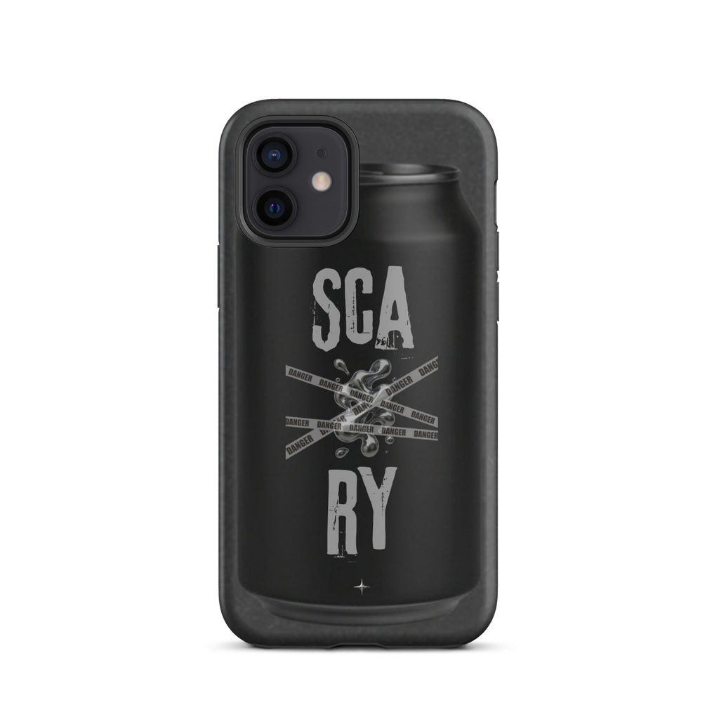 Rebel Press black tough iphone case 12 can inspired design streetwear minimal black edition case