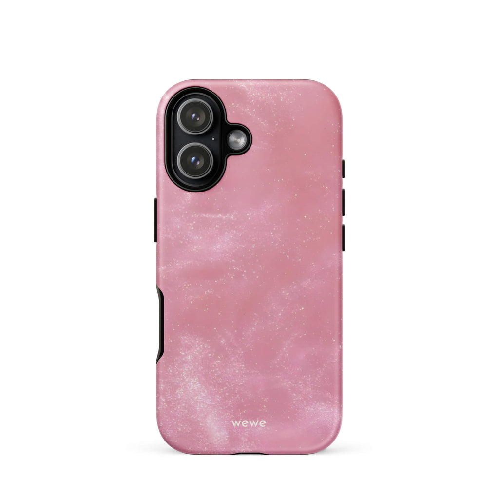 Custom shimmering stardust iphone case 17 fashion.