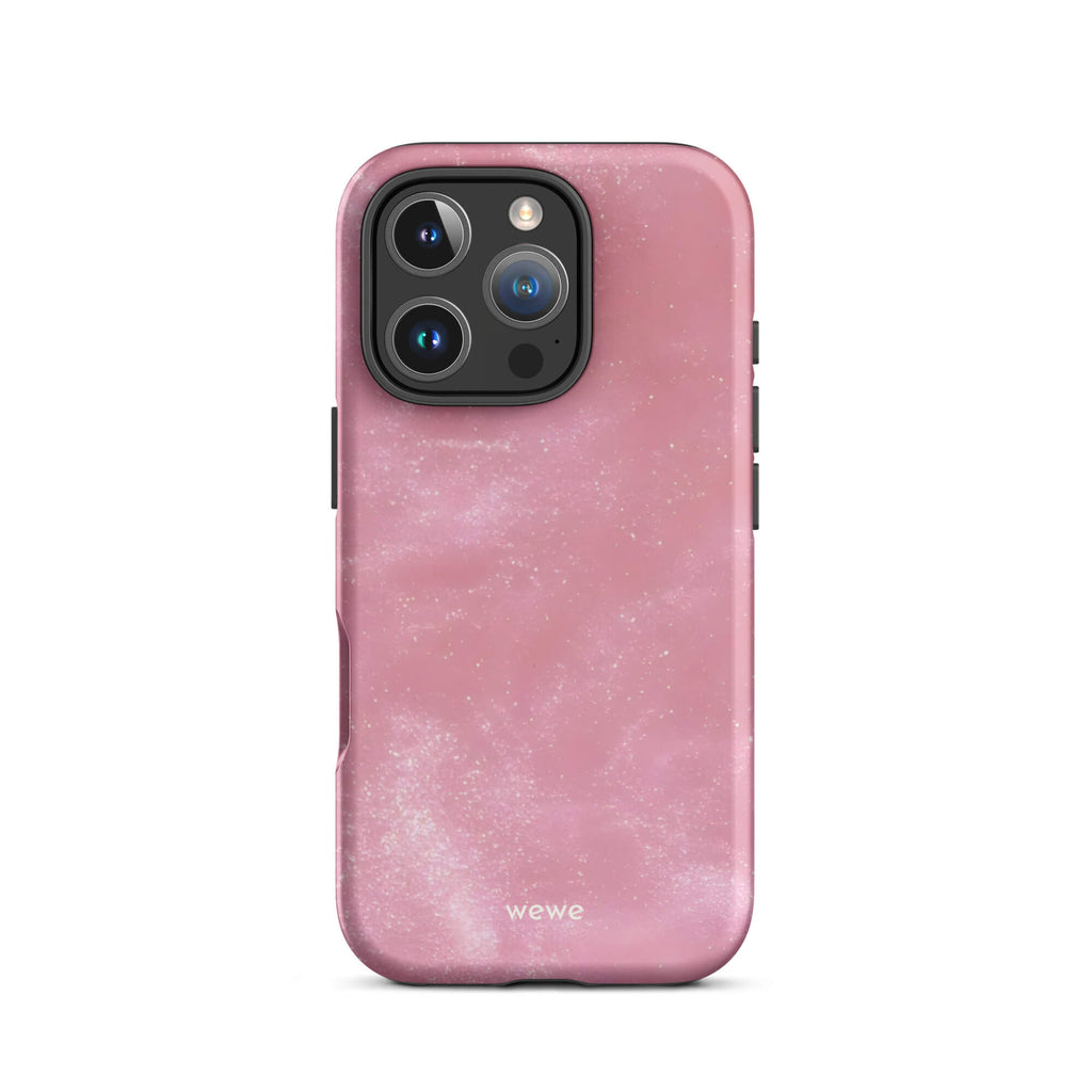 Custom shimmering stardust iphone case 16 pro fashion.