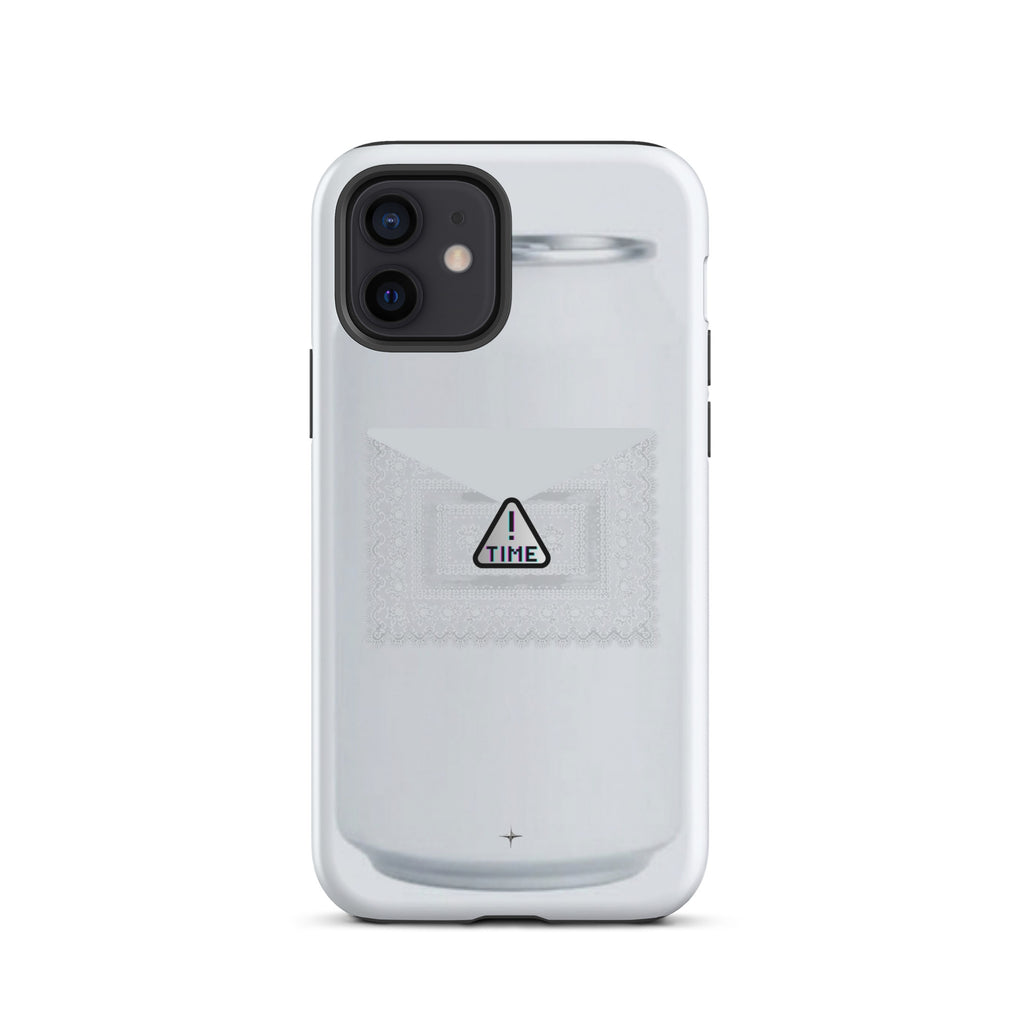 Silent Object white tough iphone 12 case clean minimal aesthetic simple modern case