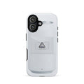 Silent Object white tough iphone 17 case clean minimal aesthetic simple modern case