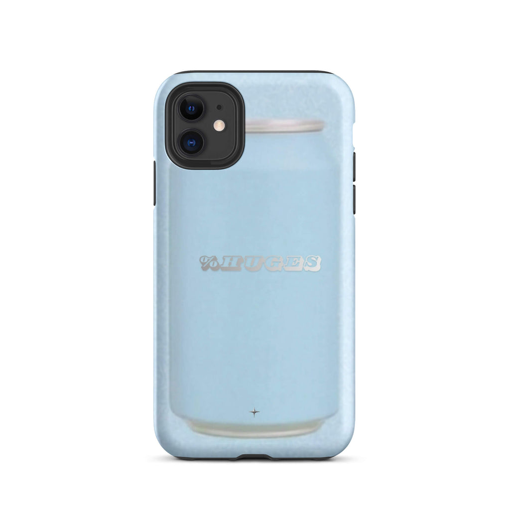 Sky Soda light blue tough iPhone case 11 can aesthetic minimal pastel blue design case