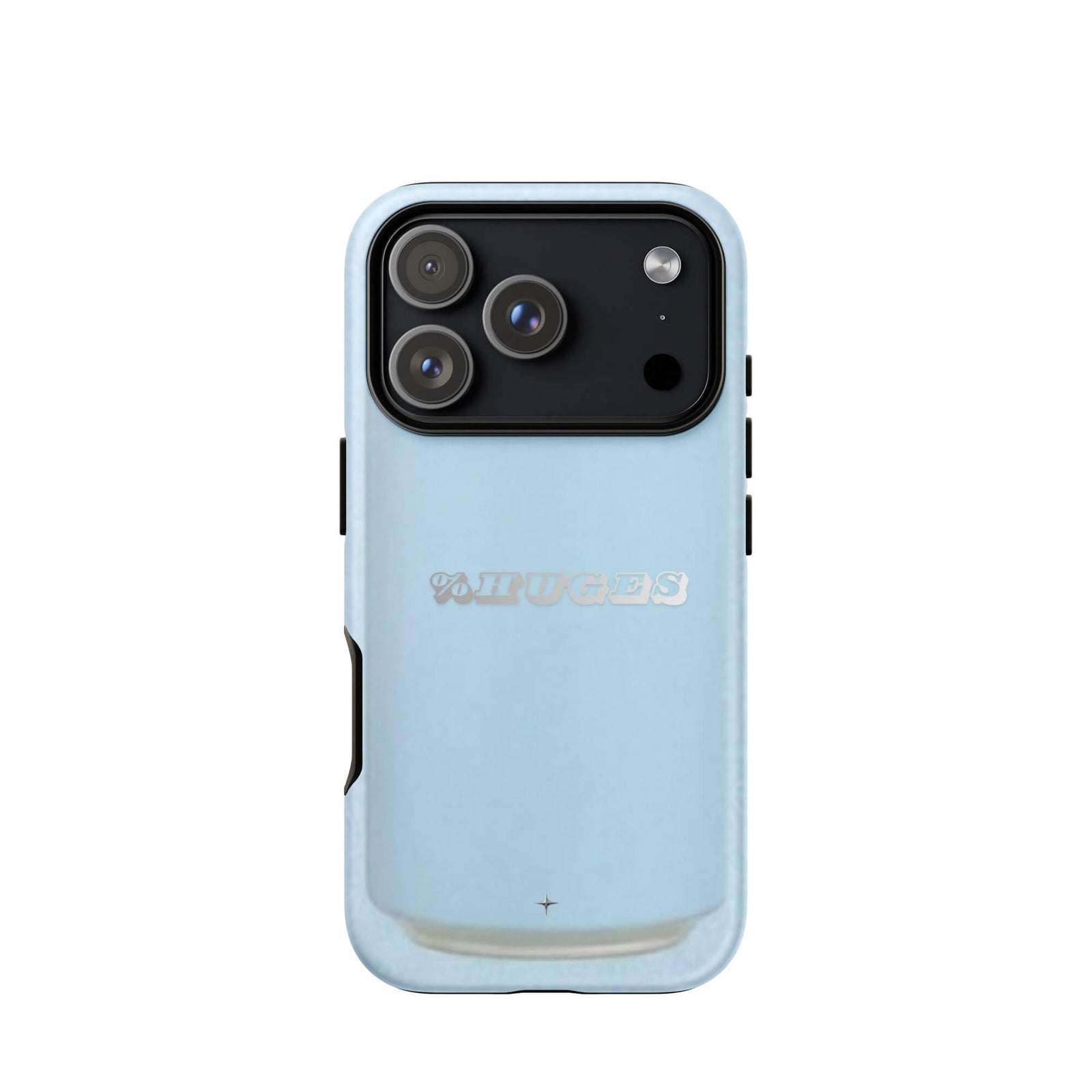Sky Soda light blue tough iPhone case 17 pro can aesthetic minimal pastel blue design case
