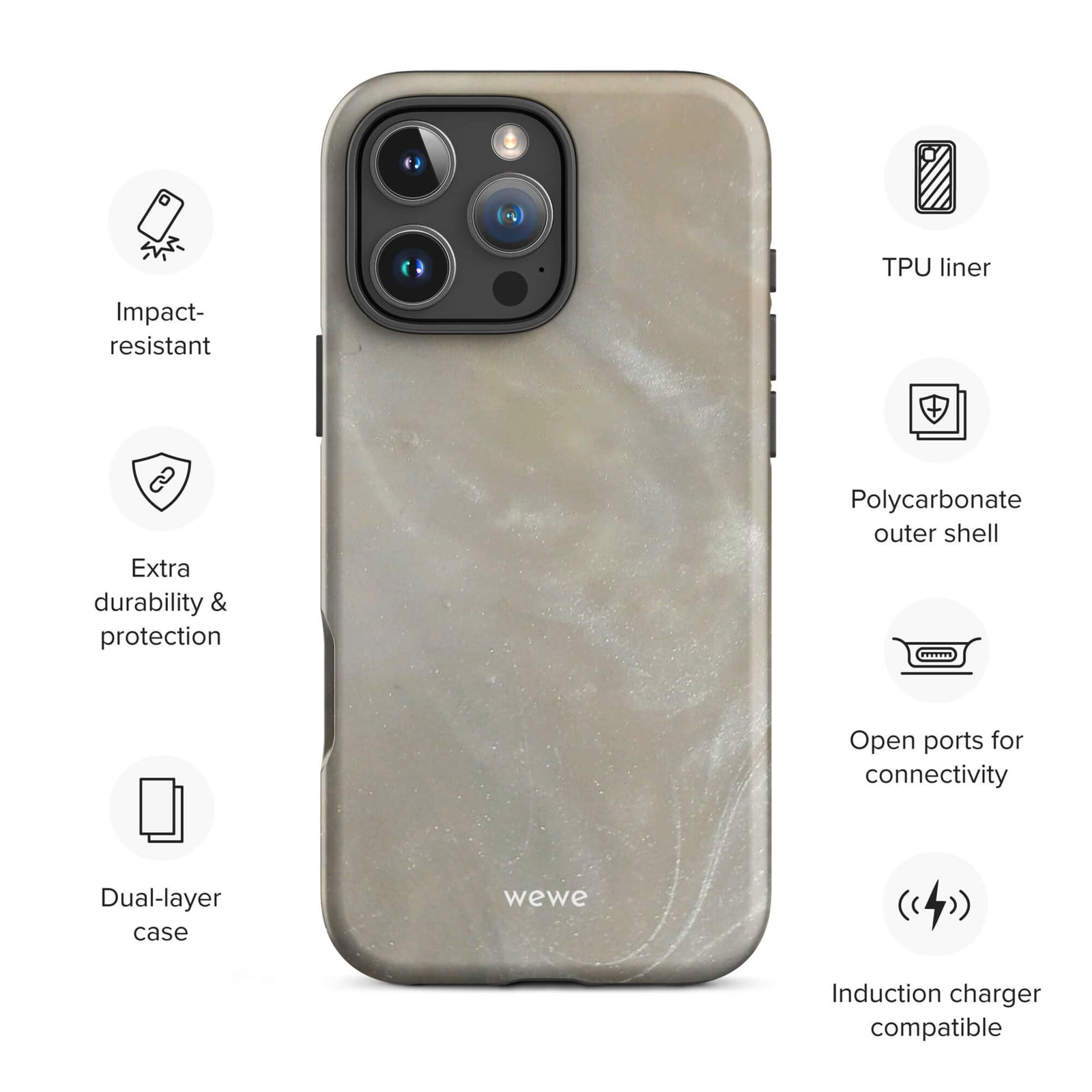 Custom miss latte iphone case 16 pro max wireless charging compatible.