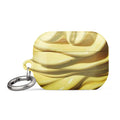 Custom whipped cream airpods case pro gen2 elegant design.