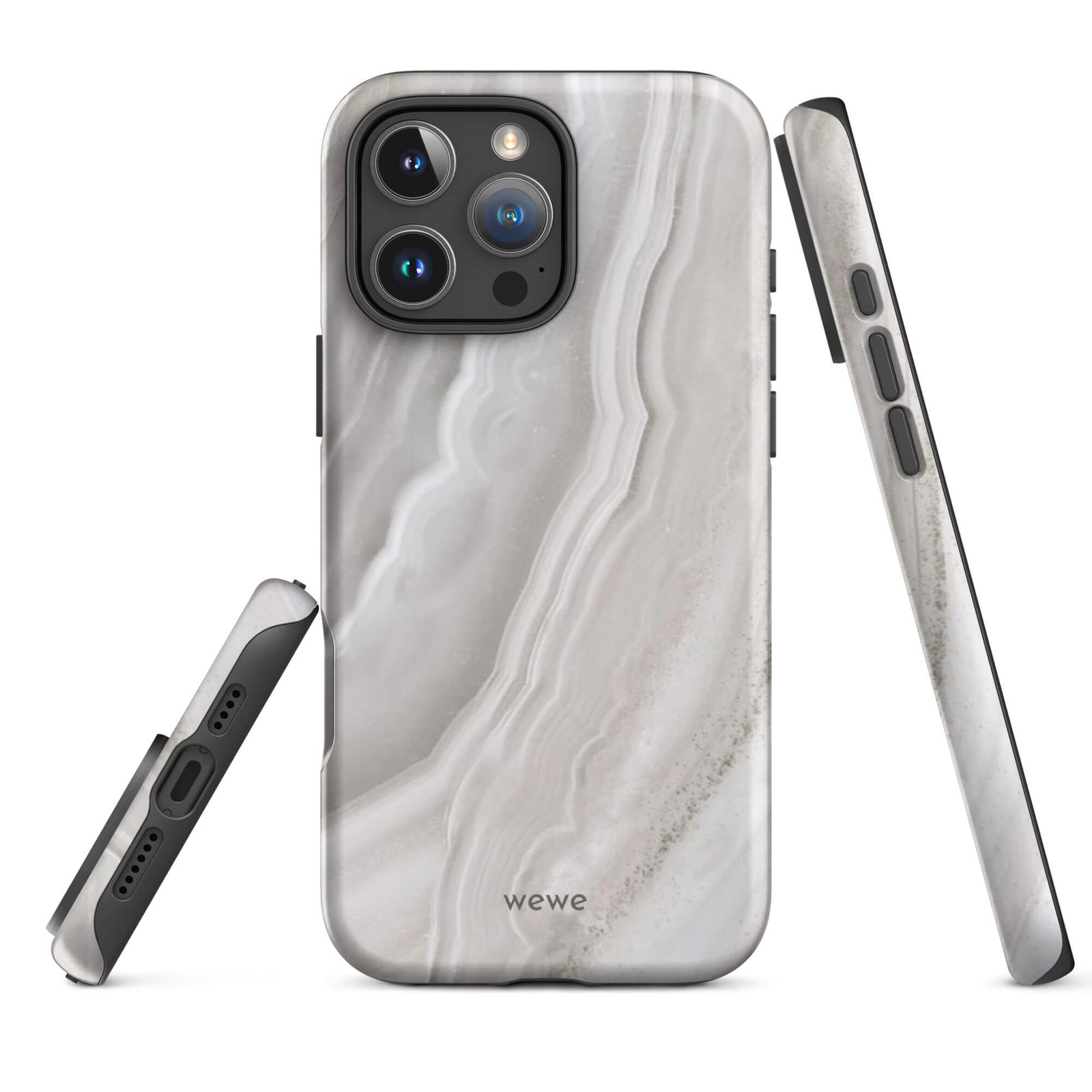 Custom stone white 16 pro max  artistic style.